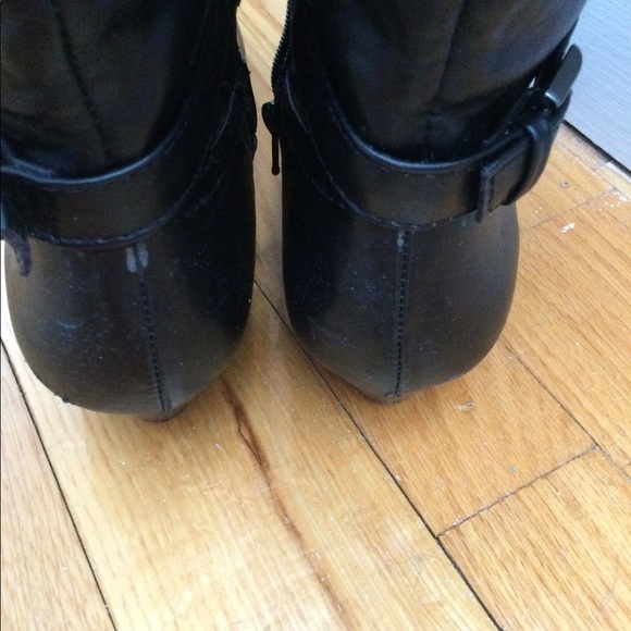 Over the knee boots, Sz 8, black - Picture 2 of 4